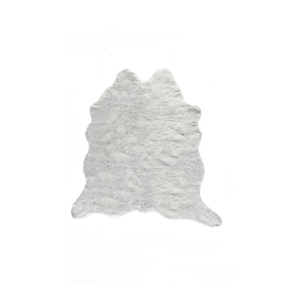 Luxe Home Decor Classic Faux Hide Rug | 1-Piece | Grey | 4.25'x'5